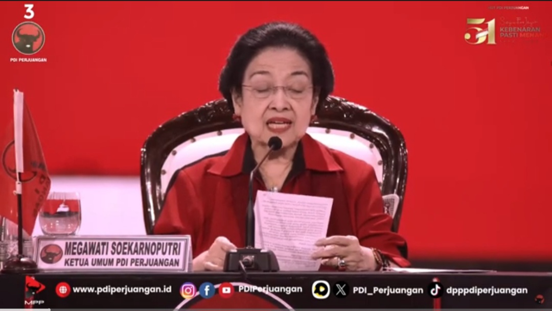 Menutup Rakernas V, Megawati: Salam Buat Keluarga dan Kobarkan Api Perjuangan nan tak Kunjung Padam