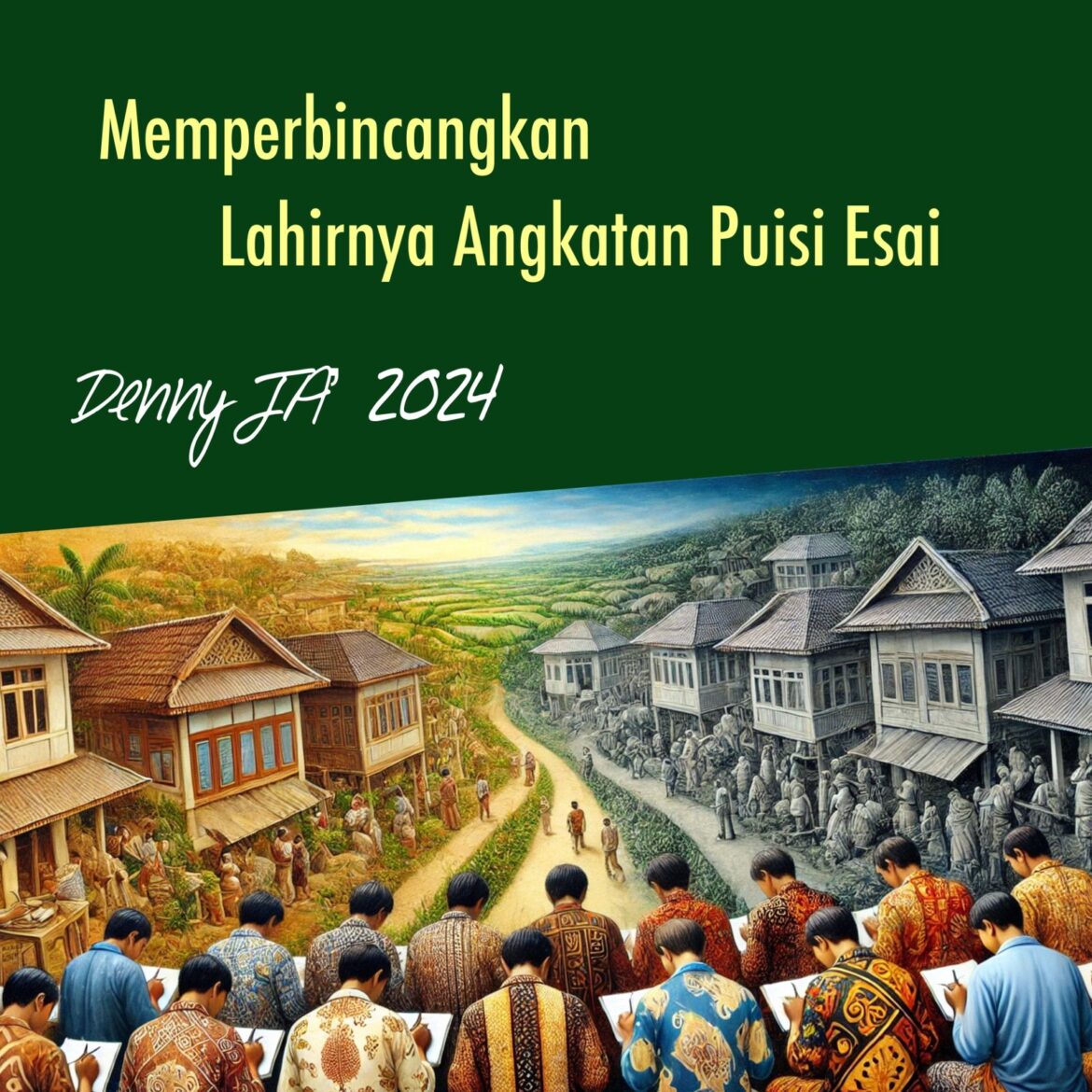 DENNY JA: MEMPERBINCANGKAN LAHIRNYA ANGKATAN PUISI ESAI