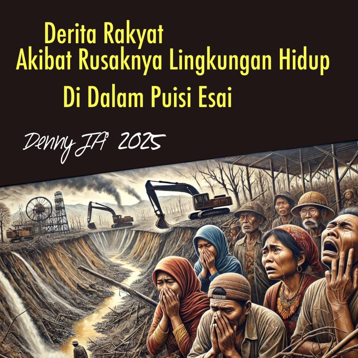 DENNY JA: DERITA RAKYAT AKIBAT RUSAKNYA LINGKUNGAN HIDUP DI DALAM PUISI ESAI